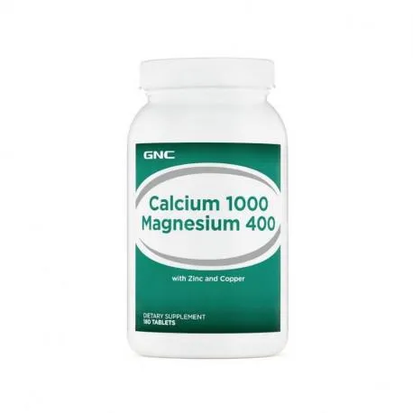 GNC Calcium Plus 1000 with magnesium and vitamin D, 90 tablete