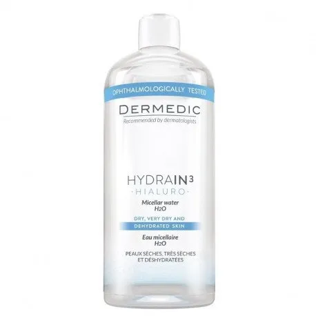 DERMEDIC Hydrain3 Hialuro Apa micelara H2O, 500ml