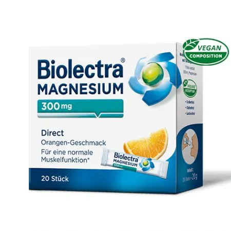 Biolectra Magnesium Lemon 300mg, 20 plicuri, Hermes Arzneimittel