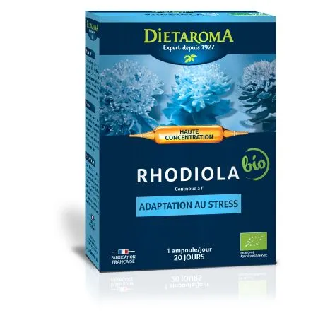 Rhodiola Bio, 20 fiole x 10 ml, Laboratoires Dietaroma