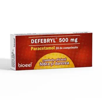 Defebryl 500mg, 20 comprimate, Bioeel