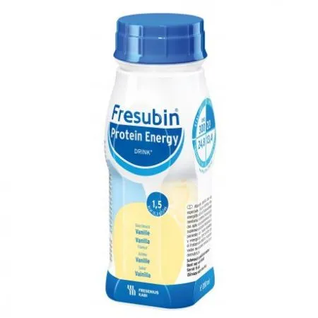 Bautura energizanta cu proteine aroma de vanilie Fresubin, 4x200 ml, Fresenius Kabi Germania