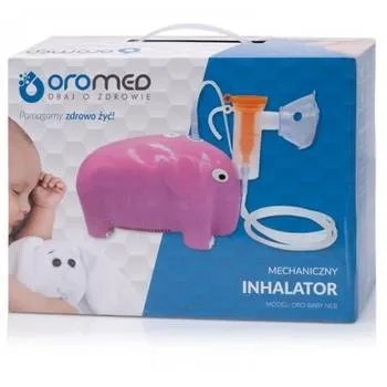 Nebulizator roz pentru copii Oro-Baby Oro-Flexi, 1 bucata, Oromed