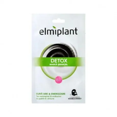 Elmiplant Masca servetel cu carbune Tissue Detox, 20 ml