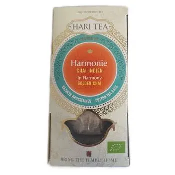 Ceai golden chai bio In Harmony, 10 plicuri, Hari Tea