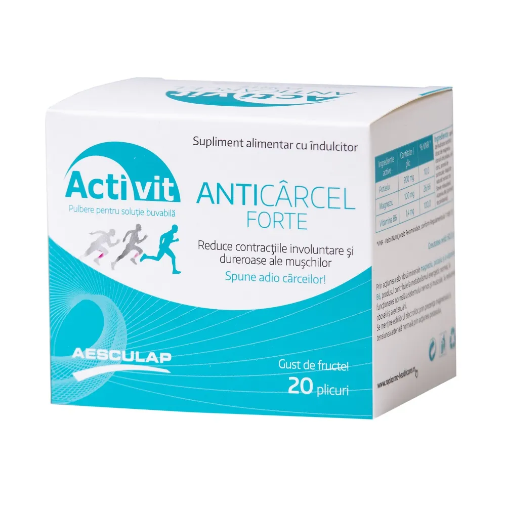 Activit Anticarcel Forte, 20 plicuri, Aesculap