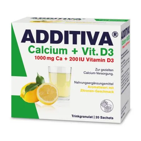 Calciu + Vitamina D3 Additiva, 20 plicuri, Dr. Scheffler