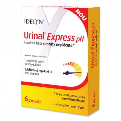 W Idelyn Urinal Express pH, 6 pliculete