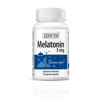 Melatonin 3mg, 30 capsule vegetale, Zenyth