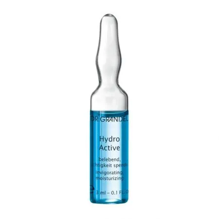 Fiola cu concentrat activ hidratant si revitalizant Hydro Active (40383), 3 ml, Dr. Grandel