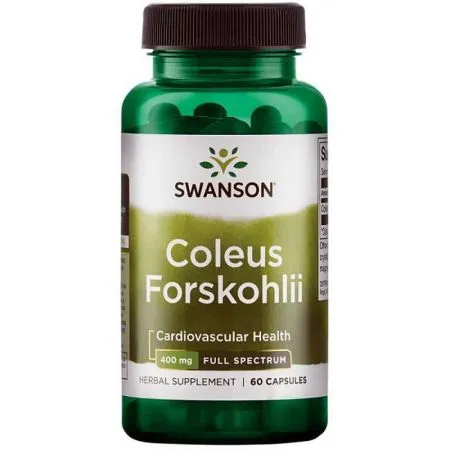 Coleus Forskohlii, 60 capsule, Swanson