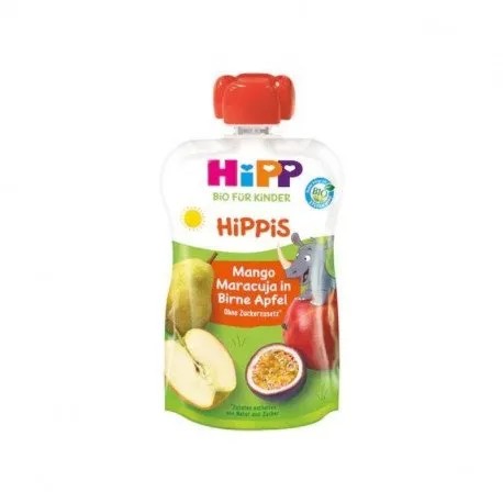 Hipp Piure de fructe para, fructul pasiunii si mango, 100g