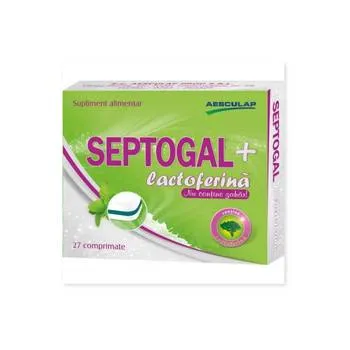 Septogal Lactoferina, 27 comprimate, Aesculap