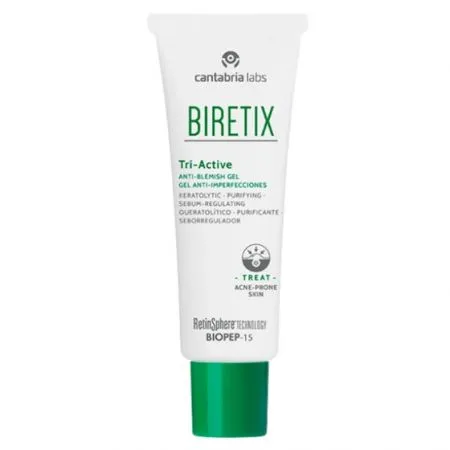 Gel anti-imperfectiuni Tri-Active Biretix, 50 ml, Cantabria Labs