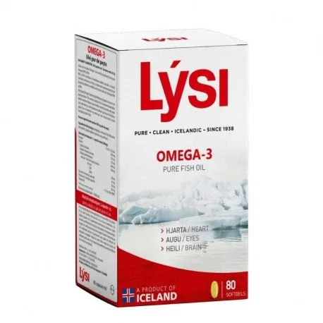 Omega-3 LYSI, 80 capsule