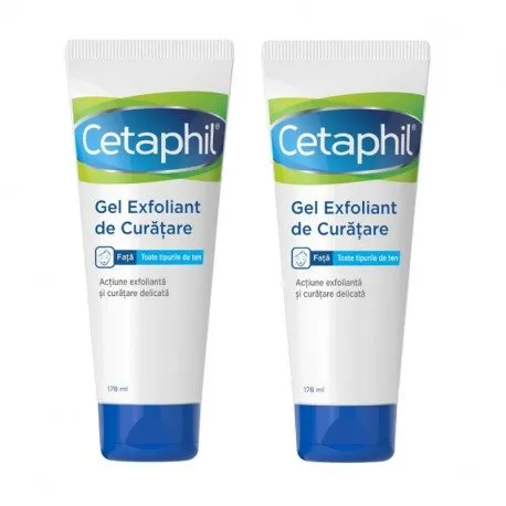 Cetaphil Pachet Gel de curatare exfoliant, 178 ml + 178 ml