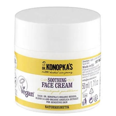 Crema de fata pentru piele sensibila, 50 ml, Dr. Konopkas
