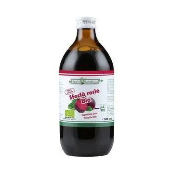 Suc de sfecla rosie bio, 500ml, Health Nutrition