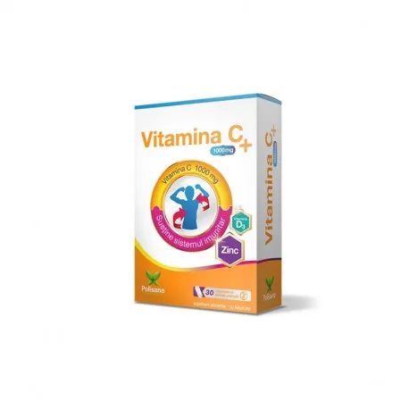 Polisano Vitamina C 1000, 30 comprimate