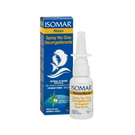 Isomar spray decongestionant pentru nas fara gaz, 30 ml