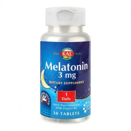 Secom Melatonin 3mg, 30 tablete cu eliberare prelungita
