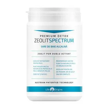Zeolit Spectrum Sare de baie alcalina, 800g, Novo Biomedics