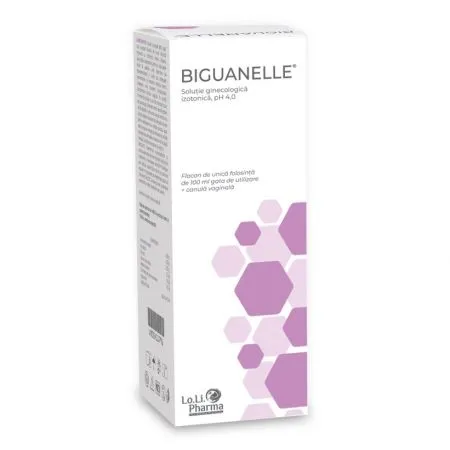 Solutie izotonica ginecologica cu pH 4 Biguanelle, 100 ml, Lo Li Pharma