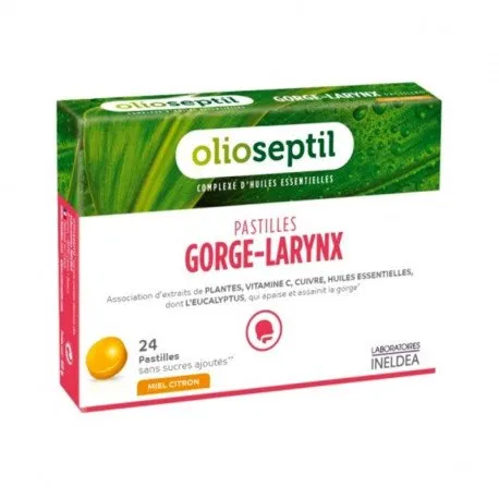 Olioseptil Gorge - Larynx pentru gat, 24 comprimate