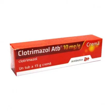 Clotrimazol crema 1%, 15 g IS, antifungic