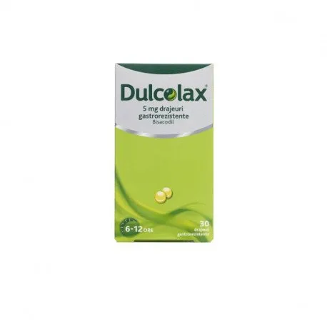 Dulcolax 5 mg, 30 drajeuri