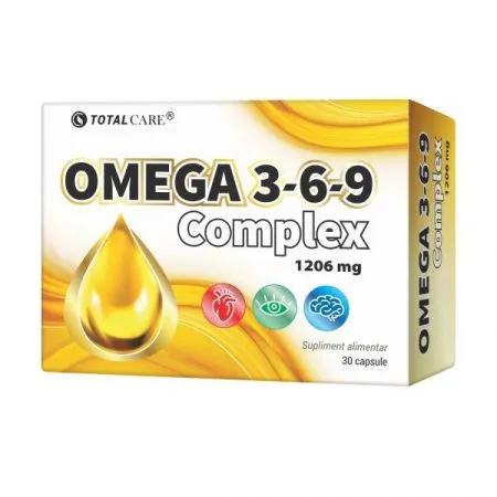 Omega 3-6-9 Complex Total Care, 1206 mg, 30 capsule, Cosmopharm