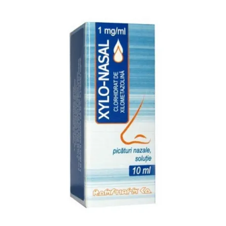 Xylo-nasal 1mg/ml picaturi nazale - solutie, 10ml