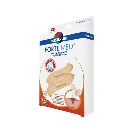 Plasturi ultra rezistenti Forte Med Master-Aid, 2 marimi, 20 bucati , Pietrasanta Pharma