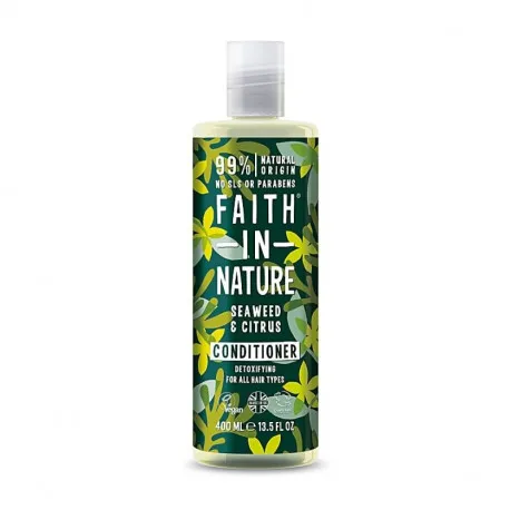 Faith in Nature Balsam natural detoxifiant cu alge marine si citrice, 400 ml