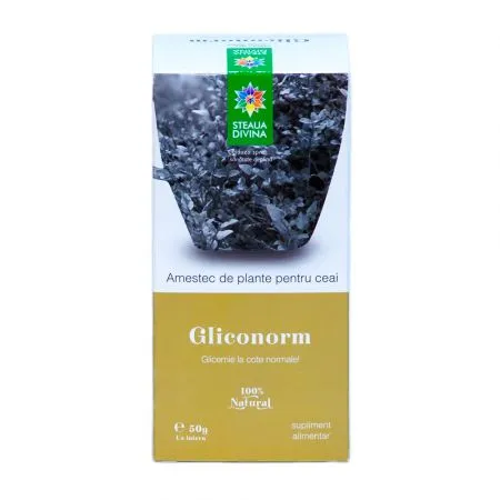 Gliconorm ceai, 50 g, Steaua Divina