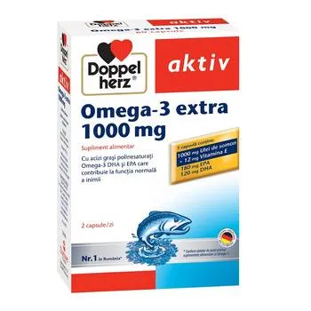 Omega 3 extra 1000mg, 60 capsule, Doppelherz