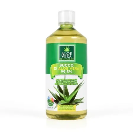 Suc organic de Aloe Vera, 1000 ml, Benessere
