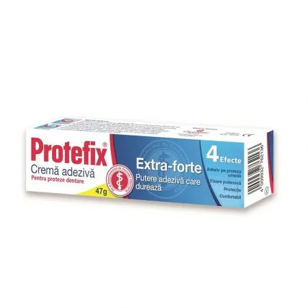 Protefix crema adeziva Extra-Forte, 47 g, Queisser Pharma