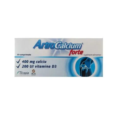 ArtroCalcium forte, 30 comprimate, Terapia