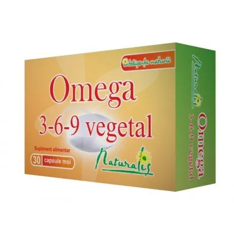 Naturalis Omega 3-6-9 vegetal, 30 capsule moi