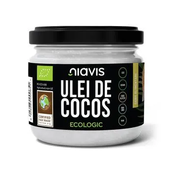 Ulei de cocos extravirgin ecologic, 200g, Niavis