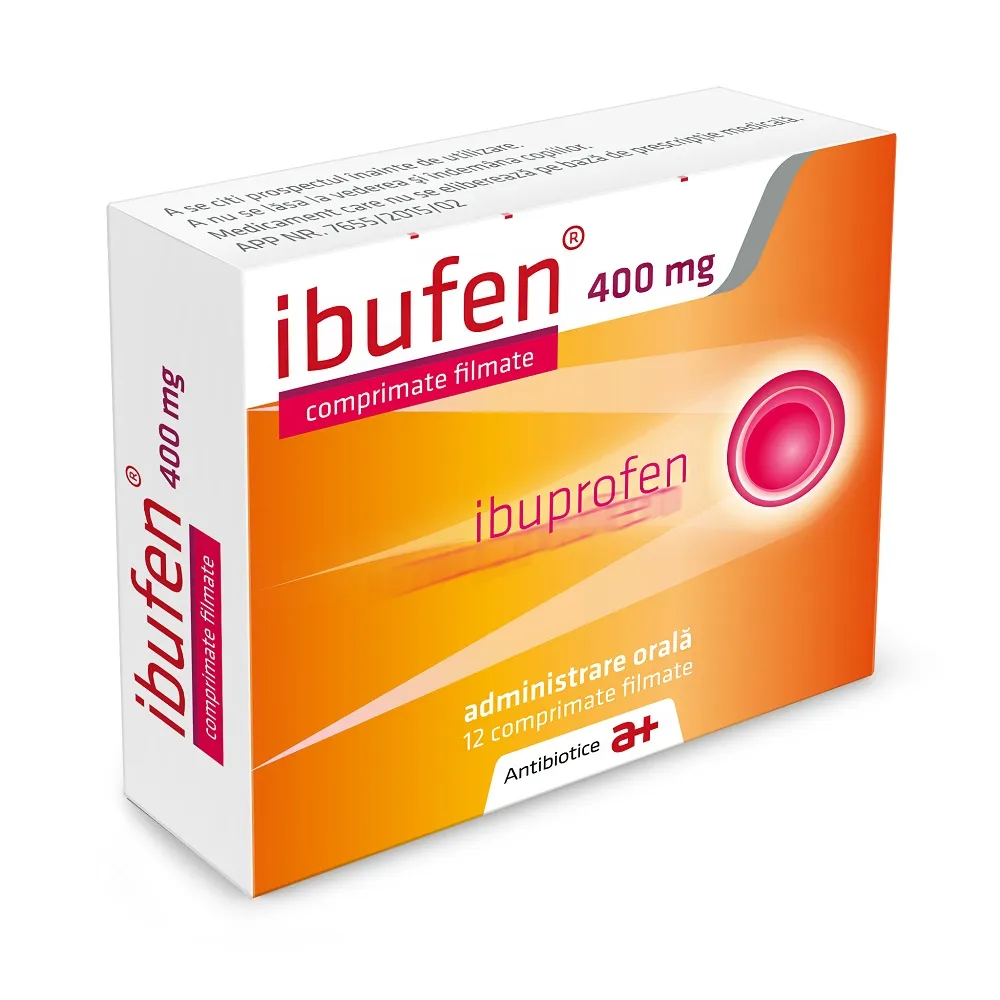 Ibufen, 12 comprimate filmate, Antibiotice SA