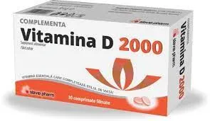 VITAMINA D 2000 X 30 COMPRIMATE FILMATE