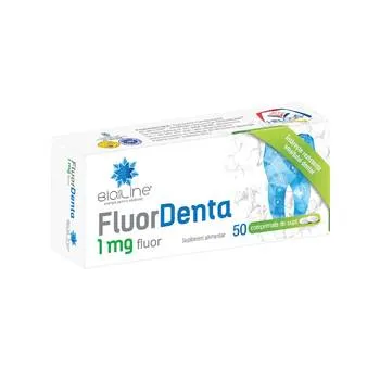 Fluor Denta 1mg, 50 comprimate de supt, BioSunLine