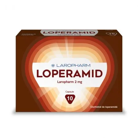 Loperamid, 2 mg, 10 capsule, Laropharm