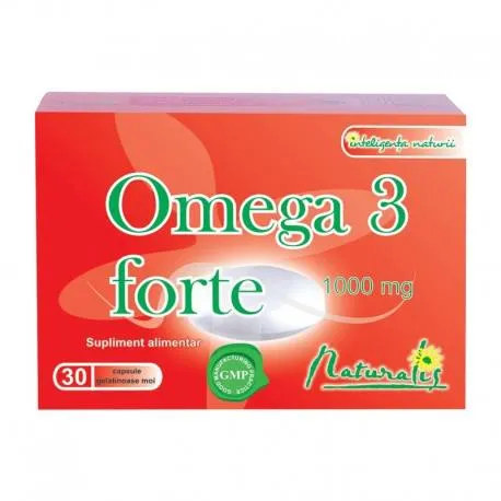 Naturalis Omega 3 forte 1000mg, 30 capsule gelatinoase
