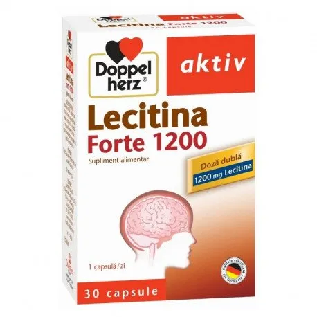 Doppelherz Lecitina Forte 1200 mg, 30 capsule