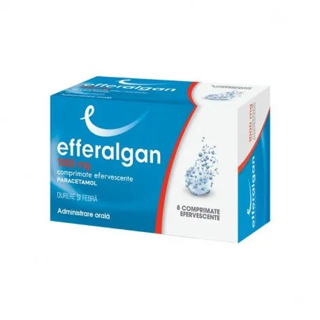 Efferalgan, 8 comprimate efervescente