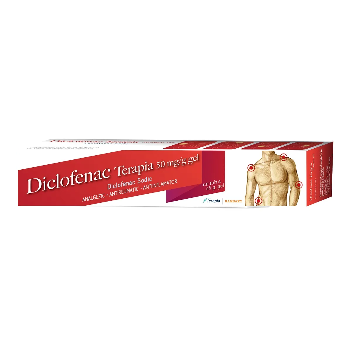 Diclofenac gel, 50mg/g, 45 g, Terapia