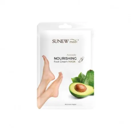 SunewMED+ Masca hidratanta pentru picioare cu ulei de avocado, 40g